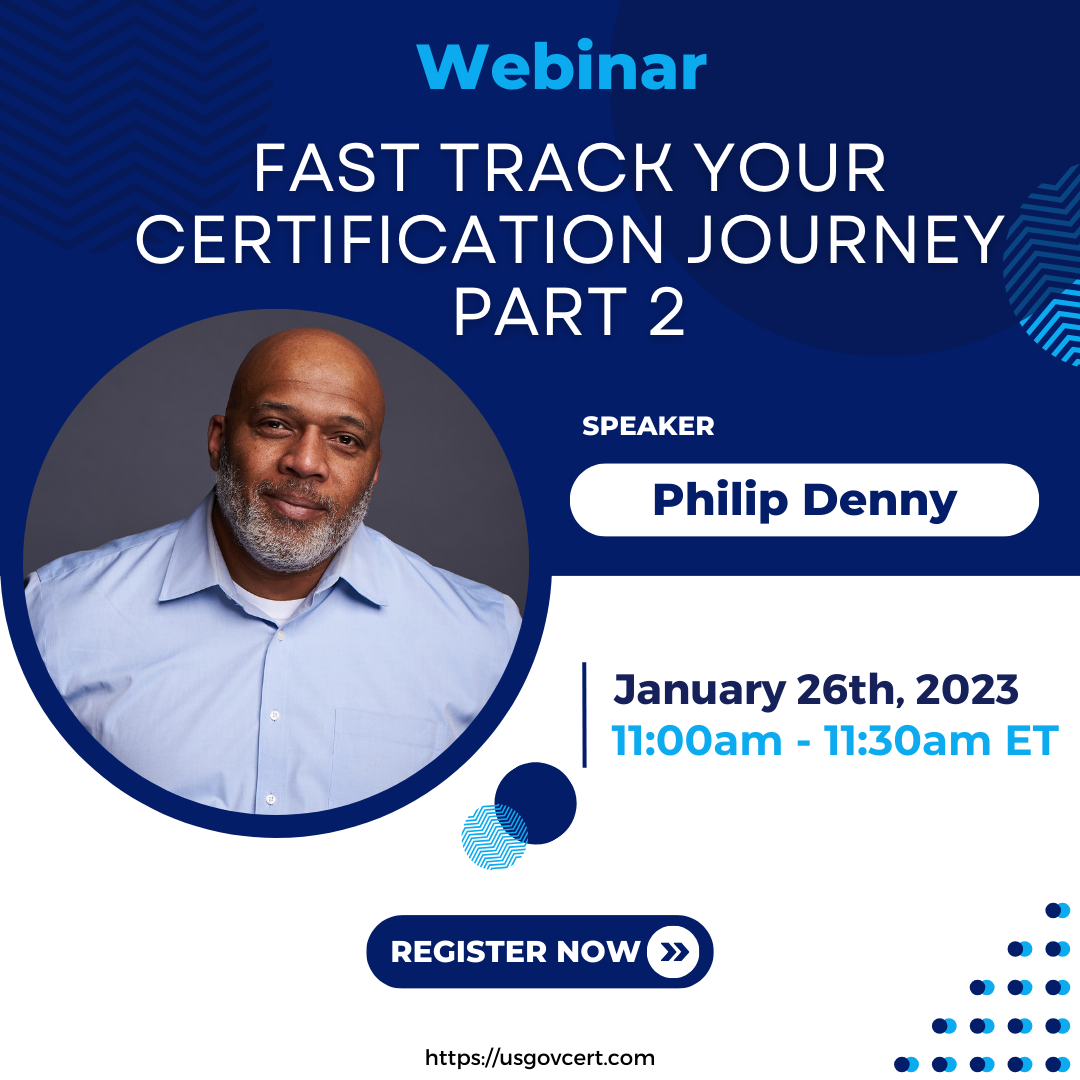 Webinar on How to Fast Track Your Certification Journey (Part 2)